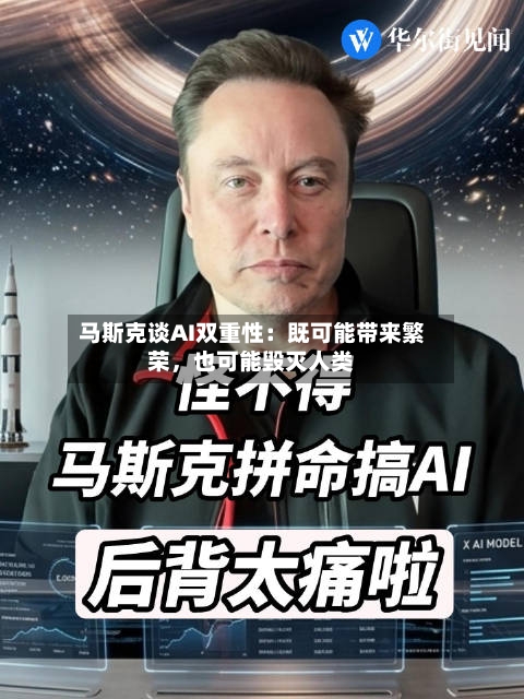 马斯克谈AI双重性：既可能带来繁荣，也可能毁灭人类