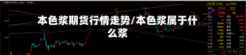 本色浆期货行情走势/本色浆属于什么浆