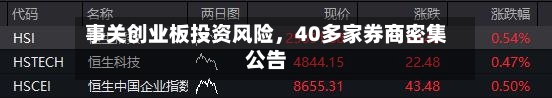 事关创业板投资风险，40多家券商密集公告-第2张图片