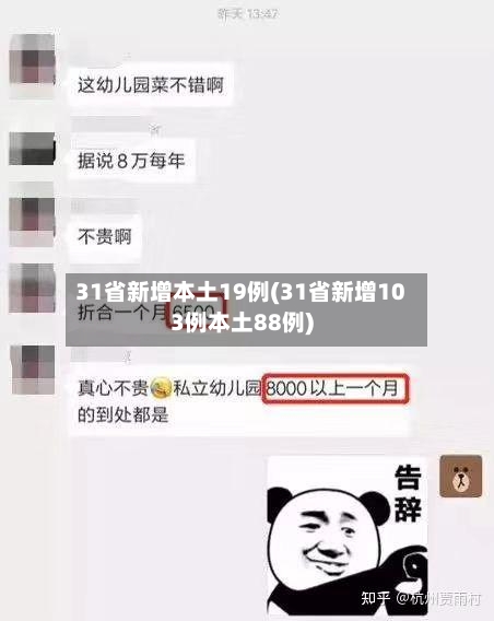 31省新增本土19例(31省新增103例本土88例)