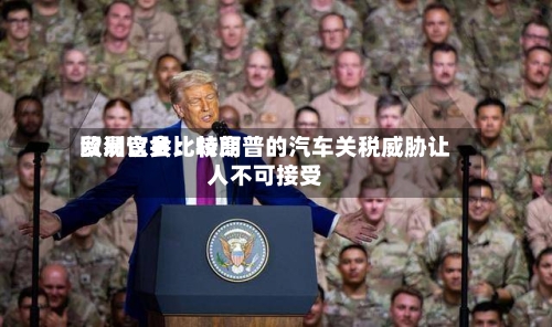 欧洲议会比较高
贸易官员:特朗普的汽车关税威胁让人不可接受-第3张图片