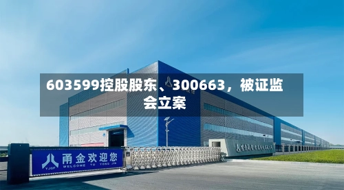 603599控股股东、300663，被证监会立案
