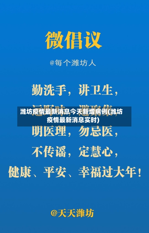 潍坊疫情最新消息今天新增病例(潍坊疫情最新消息实时)