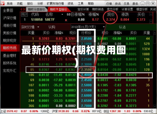 最新价期权(期权费用图)