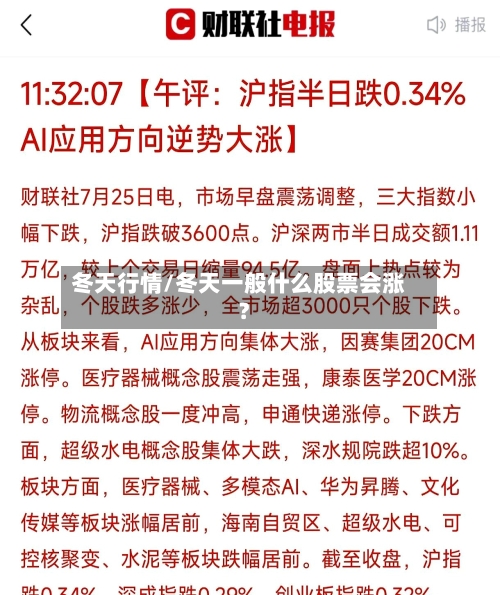 冬天行情/冬天一般什么股票会涨?