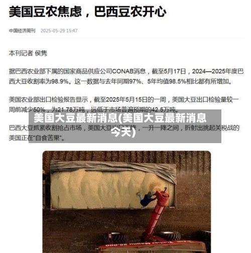 美国大豆最新消息(美国大豆最新消息今天)-第3张图片