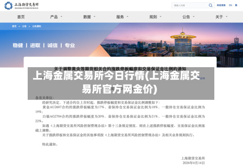 上海金属交易所今日行情(上海金属交易所官方网金价)-第2张图片