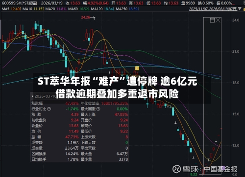 ST萃华年报“难产”遭停牌 逾6亿元借款逾期叠加多重退市风险
