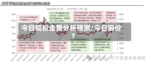 今日铜价走势分析预测/今日铜价?