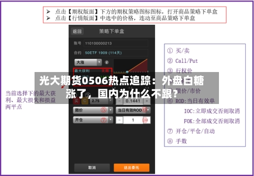光大期货0506热点追踪：外盘白糖涨了，国内为什么不跟？