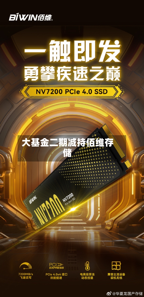 大基金二期减持佰维存储