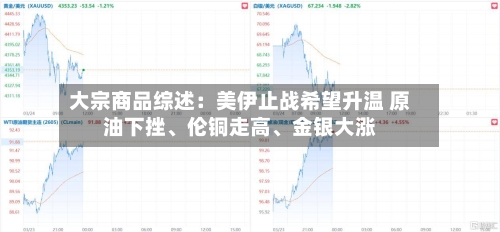 大宗商品综述：美伊止战希望升温 原油下挫	、伦铜走高、金银大涨-第2张图片