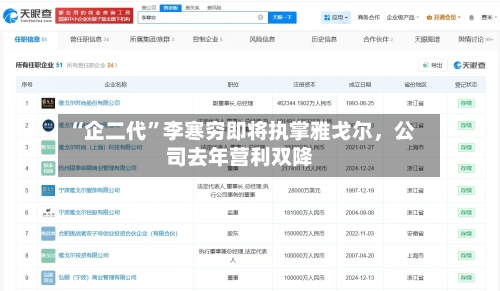 “企二代	”李寒穷即将执掌雅戈尔，公司去年营利双降-第3张图片