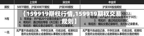 【159919期权行情,159919期权交易规则】-第3张图片