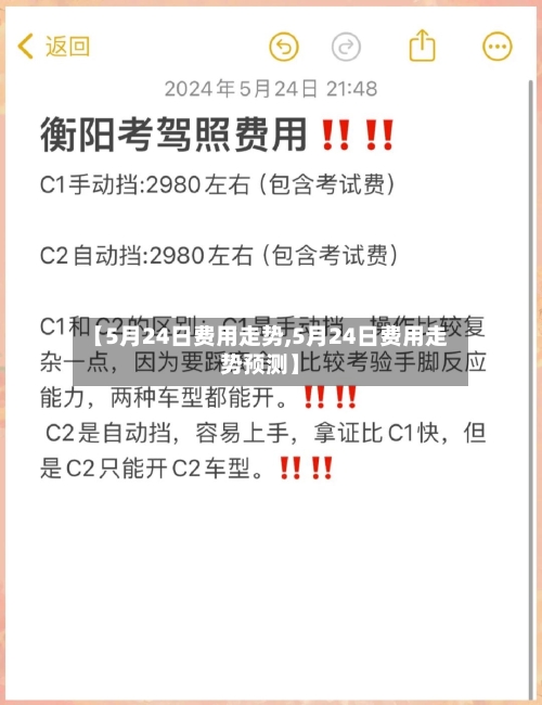 【5月24日费用走势,5月24日费用走势预测】-第2张图片