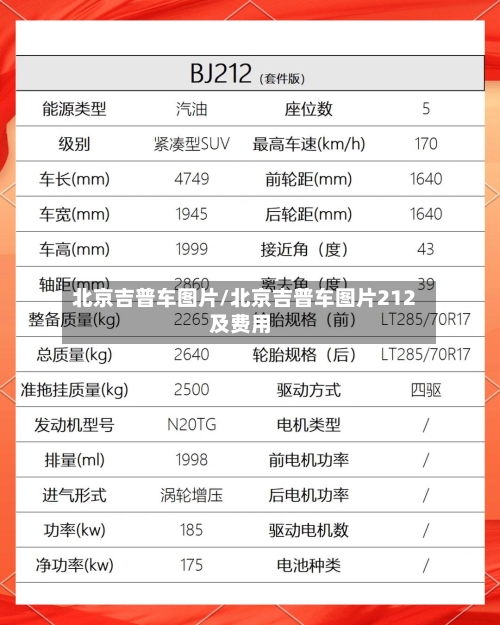 北京吉普车图片/北京吉普车图片212及费用